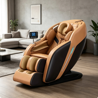 Silla de Masaje Shiatsu de Alta Calidad para Spa en Casa, con Componentes Grabados con Láser de Alta Precisión y Riel de Acero Inoxidable POM