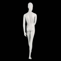 Mannequin de vitrine féminin en fibre de verre pour magasin de vêtements de mode