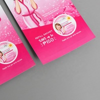 Échantillon de crème liquide pour le visage en sachet avec bec verseur, petit emballage personnalisé avec logo pour produits cosmétiques