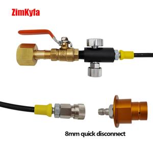 Tuyau CO2 150 cm pour machine à soda Sodastream Quick Connect DUO Terra Art, pour raccordement à une bouteille externe, outils pneumatiques, manomètre 2000 PSI - Product Image 5