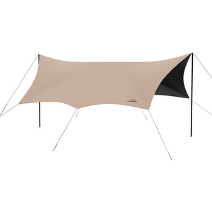 Lona para Exteriores de 6-7mm, Tela Oxford 210D, Impermeable, Protección Solar, Forma de Mariposa, Color Arena Dorada, Equipo de Camping - Product Image 2