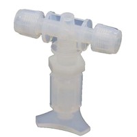 Vanne à aiguille MSK PFA/PTFE haute pureté avec taille personnalisée pour applications semi-conductrices