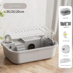 Vassoio in Plastica per Animali Domestici a Due Piani di Lusso in Acrilico Ecologico con Lucernario, Vendita Calda - Product Image 5
