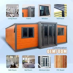 Maison préfabriquée prête à l'emploi, conteneur extensible, mini-maison, villa <span class=keywords><strong>mobile</strong></span>, maison préfabriquée en acier léger, maisons modulaires de luxe, Au - Product Image 4