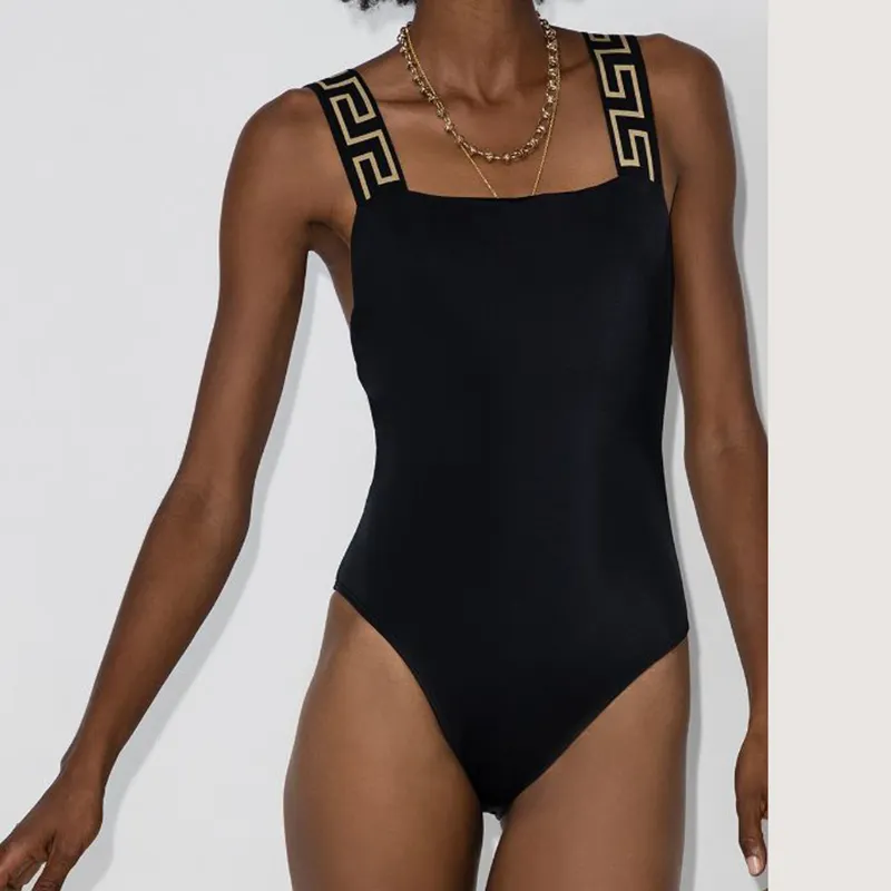 Hot Selling Famous Brand Luxury Designer Swimwear Fast Shipping In Stock Swimwear Women One Piece Swimsuits Sexy