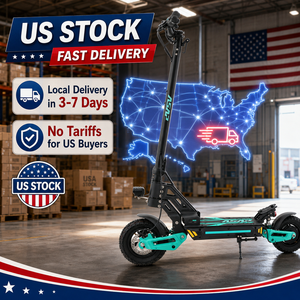Nuevo Scooter Eléctrico de Dos Ruedas Color Verde para Adultos, Plegable, Todoterreno, con Doble Motor, Potente - Product Image 5