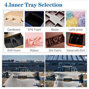 Scatole Regalo Magnetiche con Laminazione in Lamina d'Oro, Goffratura, Rivestimento in Tessuto di Seta, Logo Personalizzato, Ecologiche in Cartone Nero con Nastro - Product Image 6