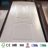 JHK-MD258 Porte moulée en mélamine de qualité supérieure, avec revêtement en panneau de fibres et plaque de bois, pour cuisines et hôtels – Vente en gros fabricant