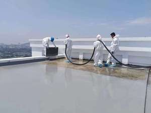 Isocyanate lợp phun bọt hai thành phần chất lỏng Polyurethane vật liệu chống thấm nguyên liệu cho phun ứng dụng PU Polymer - Product Image 2