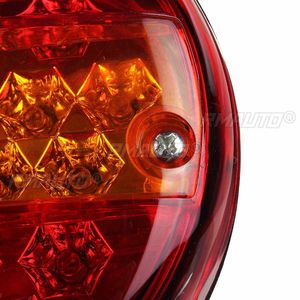 ไฟท้ายรถบรรทุกทรงกลม 25 LED 12V 24V ใช้ได้กับรถบรรทุก รถพ่วง รถคาราวาน รถแทรกเตอร์ รถยนต์ พร้อมไฟเบรก ไฟเลี้ยว และไฟท้าย - Product Image 4
