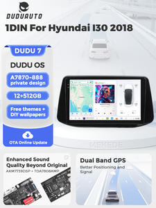 Mekede DUDU7 Car-play <span class=keywords><strong>Auto</strong></span> Wifi 4g Gps Host pour support Dudu7 Adas 2k Dvr pour 1DIN <span class=keywords><strong>Hyundai</strong></span> <span class=keywords><strong>I30</strong></span> 2018 Tpms Caméra arrière Caméra 360° - Product Image 2