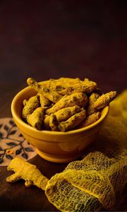 Rhizomes de curcuma, racines séchées, épices, ingrédient naturel à base de plantes pour la cuisine et les remèdes traditionnels - Product Image 5