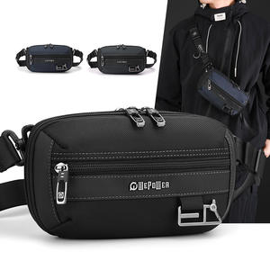 Sac banane de cyclisme imperméable WePower pour homme, avec sangle réglable, couleur unie, sac de poitrine pour usage quotidien, Hiver 2025 - Product Image 3