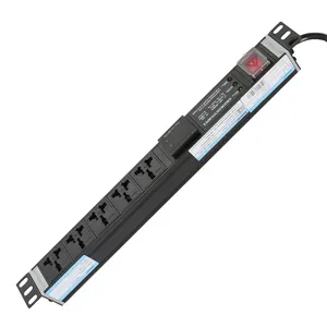 Thông Minh hiện tại và điện áp giám sát Power Panel Power Supply đơn vị phổ ổ cắm 19 "PDU