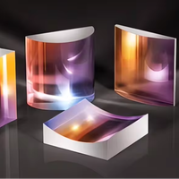 Haute réflexion optique BK7 verre aluminium Laser revêtement concave miroirs miroirs cylindriques