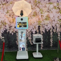 Cabina de Fotos Portátil con Pantalla LCD, Aleación de Aluminio, Software Gratuito, para Bodas y Selfies, DSLR, 1 Año de Garantía, Gran Venta 2026