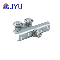 Porte Porte Industrielle 38mm Rouleau de Rail Coulissant 4 Roues avec Plaque pour Box Rail Strut Channel