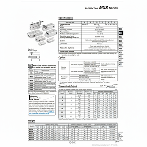SMC Pneumatics Air Slide Table-Tabla de deslizamiento de aire, 2, 2 - Product Image 1