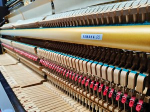 Piano acoustique droit Yamaha U1H d'occasion, professionnel et de luxe, 88 touches, en promotion à prix avantageux - Product Image 5