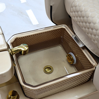 Équipement haut de gamme pour salon de manucure, chaise de pédicure électrique inclinable avec massage Human Touch et lumières.