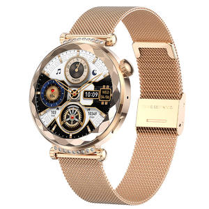 Reloj Inteligente HKSF Gold MA88 con Pantalla AMOLED de 1.19'', Llamadas por Bluetooth, Notificaciones, Salud Femenina, Resistente al Agua IP67, Batería de 180 mAh - Product Image 1