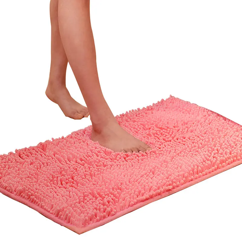 2023 Best Sales Luxury Microfiber Soft Plush Anti-slip Super Water Absorbent Bath Rugs Floor Mat Bathroom Mat