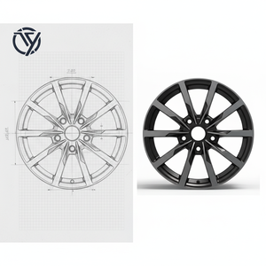 Envíenos su foto, fabricamos ruedas forjadas multirradio de dos tonos con cara mecanizada a medida. - Product Image 3