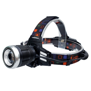 Lampe frontale T3075 1000lm, portée 500m, lumière blanche LED rechargeable avec réglage de la mise au point pour utilisation en extérieur - Product Image 2