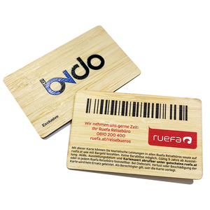 Carte de visite VIP personnalisée, écologique, en bois, à faire soi-même, en bambou - Product Image 4