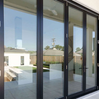 Toits en verre pour jardin extérieur sur mesure, vérandas résidentielles pour portes coulissantes, portes battantes, portes en verre rotatives, portes extérieures