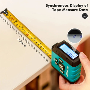 Mileseey A1a - Medidor de Distancia Láser Digital Retráctil de 60 m, Grado Industrial, Logotipo Personalizado, Resistente al Agua IP66, Precisión de 0,1 mm, Clase 2 - Product Image 3
