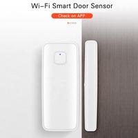 Sensor de Puerta/Ventana Inteligente TY-DWC-1 Tuya WIFI 2.4GHz, Compatible con Alexa/Google Home, Detección de Contacto Magnético Abierto, Funciona con Tuya/Smart