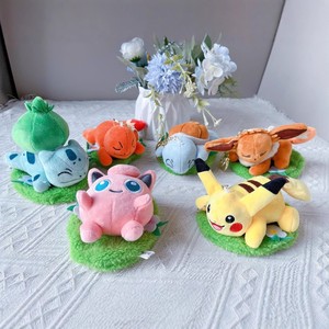 Vente en gros de pendentifs porte-clés en peluche Bulbasaur, Jigglypuff, Eevee, Charmander, 10 cm - Product Image 2