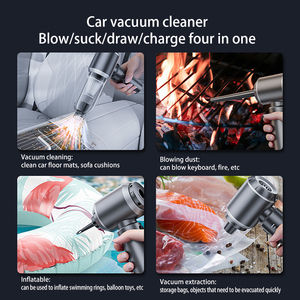 Powerful 15000pa Battery Powered Handheld <b>Cordless</b> <b>Vacuum</b> Cleaner for <b>Car</b> and Home Use With 5 Nozzles and 20-30min Runtime Vacuu - Product Image 4