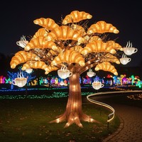 Große interaktive Laternen-Dekoration für den Tag der Toten in Mexiko – für den Innen- und Außenbereich, Themenpark-Lichtshow