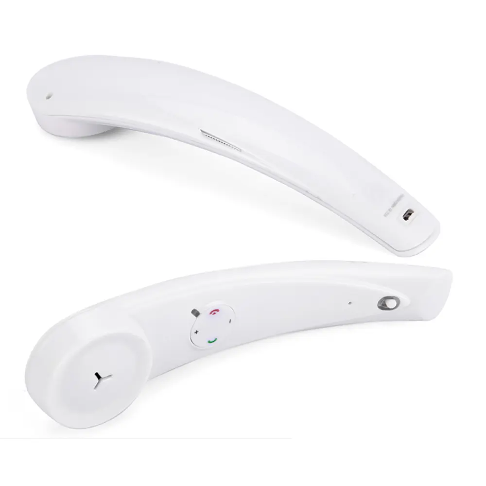 Wireless Pop Retro Handset Headsets Telephone Receiver Handset headphones For iPhone Samsung Smartphone Mobile Phone with Mic