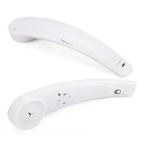 Headset Handset Pop Retro nirkabel, headphone Handset penerima telepon untuk ponsel pintar Samsung iPhone dengan mikrofon