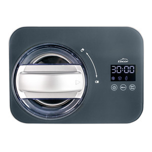 Macchina per gelato Icy in acciaio inossidabile, automatica, con display digitale e timer per uso domestico - Product Image 3