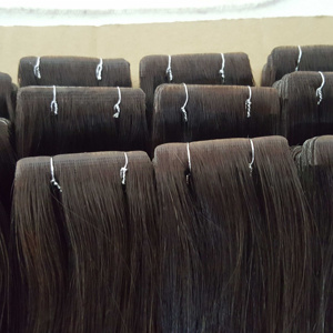 Trama diritta della pelle dell'unità di elaborazione allineata nastro di iniezione della cuticola in capelli adesivi senza cuciture estensioni dei capelli del nastro iniettato invisibile vergine - Product Image 1
