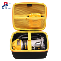 Étui de transport personnalisé en EVA avec fermeture éclair pour routeur sans fil DCW600B/DWP611 20V Max XR - Sac de protection de voyage simple et décontracté pour 2-3 outils