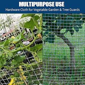 Grillage métallique 1/2 pouce 24 x 100 pieds, calibre 19, galvanisé à chaud après soudage, rouleau de grillage pour clôture de poulailler - Product Image 2