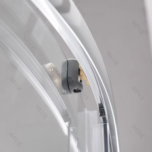 Salle <span class=keywords><strong>de</strong></span> <span class=keywords><strong>douche</strong></span> d'angle avec cadre Porte coulissante en verre trempé Plateau Aspect droit <span class=keywords><strong>Cabine</strong></span> <span class=keywords><strong>de</strong></span> salle <span class=keywords><strong>de</strong></span> bain élégante - Product Image 3