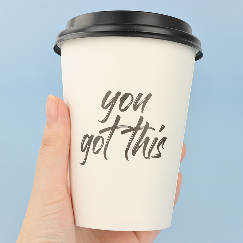 Custom 4oz 8oz Disposable Paper Coffee Cups Single Wall Hight Quality Cups Kraft Paper Cup