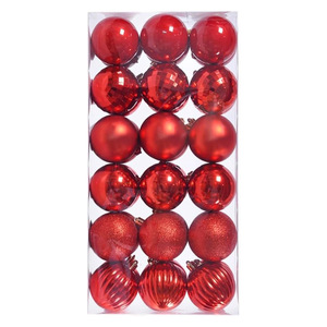 3cm 4cm 6cm Electroplated <b>Christmas</b> Baubles Set Shatterproof Plastic Hanging Ornaments For Xmas <b>Tree</b> Holiday Decor - Product Image 5