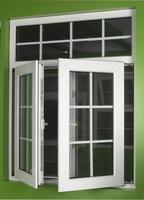 Fenêtre en PVC pivotante insonorisée personnalisée en usine-Direct style français UPVC