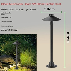 Directo de fábrica 7W SMD LED Césped Luz Nuevo diseño Exterior Impermeable Jardín Camino Decoración Lámpara Precio barato Pilar Luces - Product Image 6