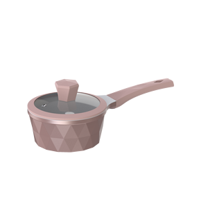 Juego de Utensilios de Cocina Antiadherentes de Aluminio Fundido de 21 Piezas, Color Rosa Polvoriento, Ollas y Sartenes con Revestimiento de Granito, Tapas de Vidrio y Utensilios de Cocina - Product Image 4