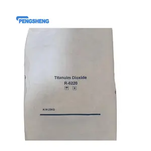 Dióxido de titânio R-6220 Tio2 de grau industrial por atacado de alta qualidade do fabricante da China 99,7%