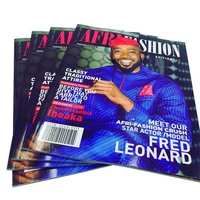 Brochure de reliure d'agrafe de reliure de couture de selle de haute qualité/Service d'impression de magazines/livres