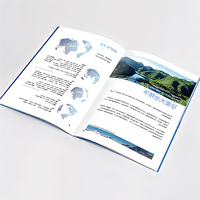 Brochure personnalisée en carton fantaisie, livret d'instructions, dépliant pliable, catalogue imprimé, impression personnalisée, impression offset